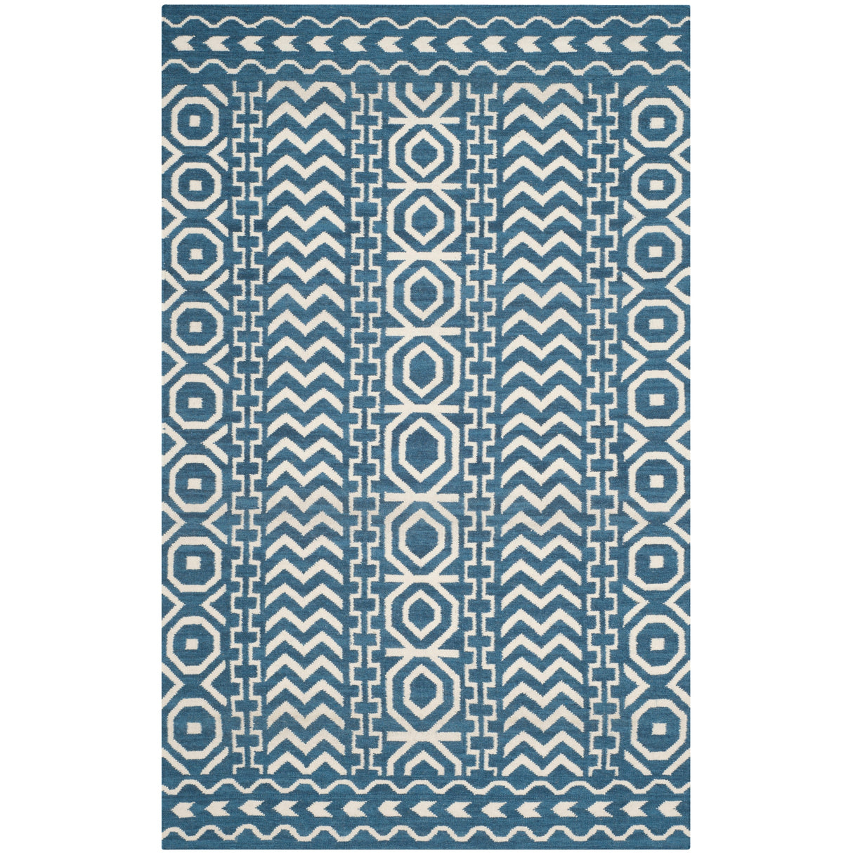 SAFAVIEH Handmade Flatweave Dhurries Krustina Modern Wool Rug