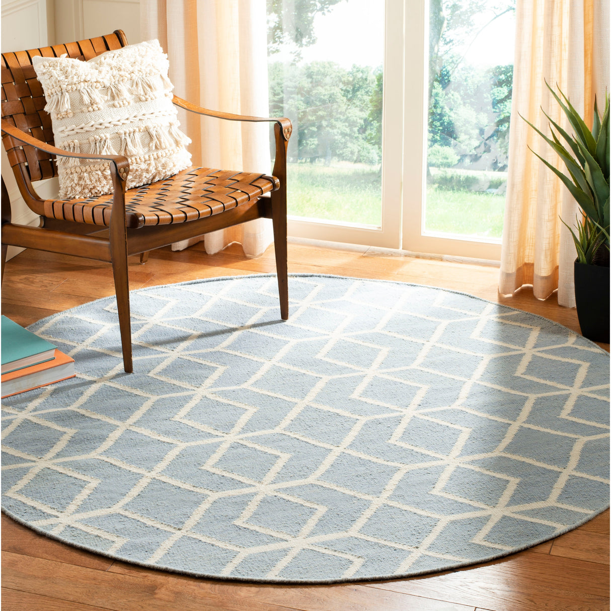 SAFAVIEH Handmade Flatweave Dhurries Kruttika Modern Moroccan Wool Rug