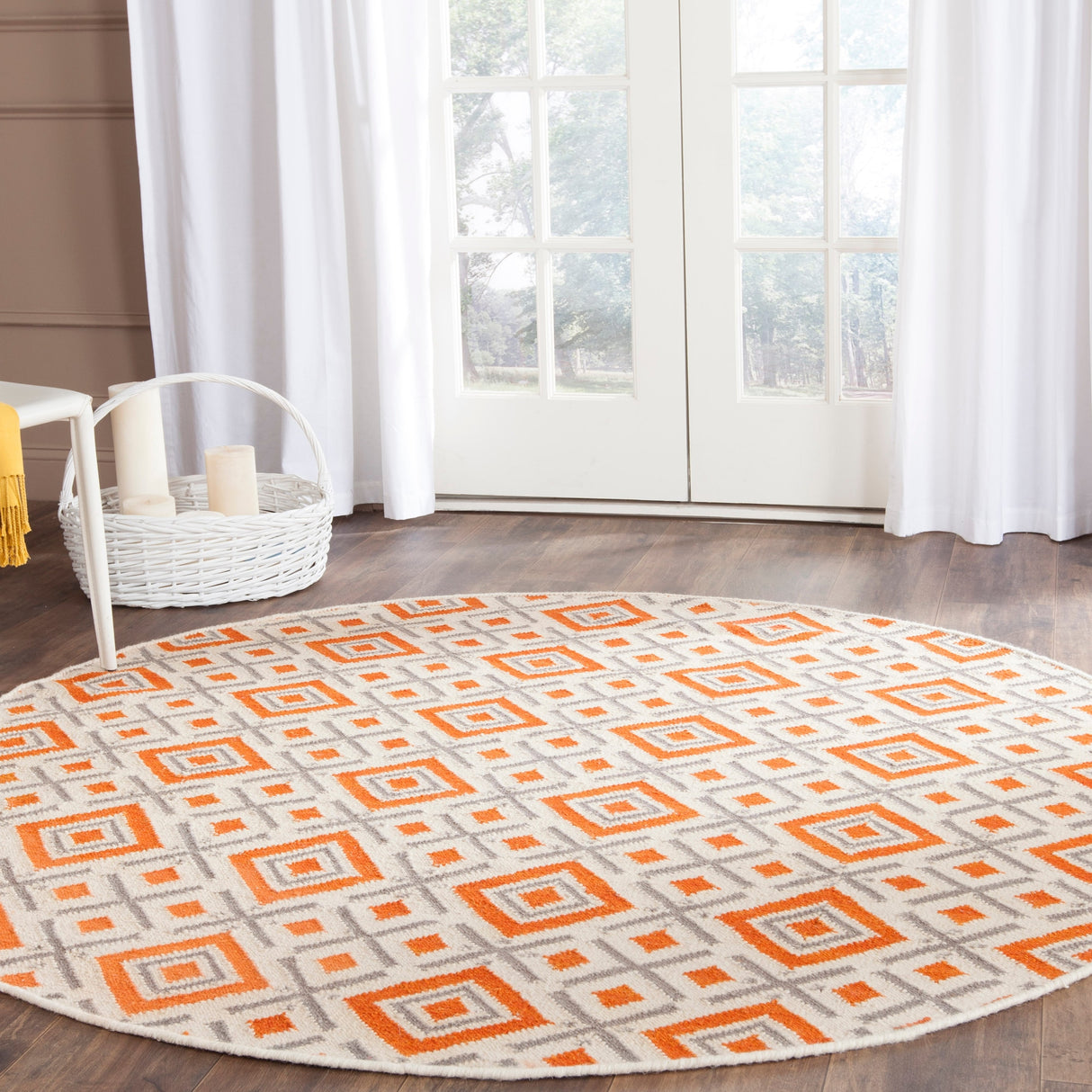 SAFAVIEH Handmade Flatweave Dhurries Patsy Modern Wool Rug