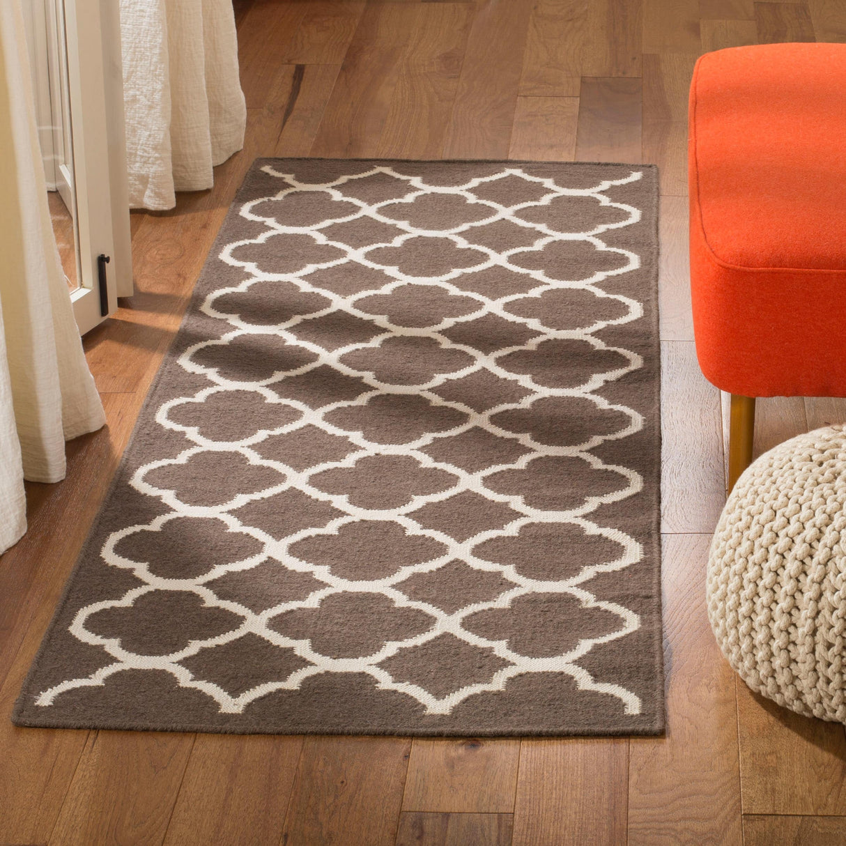 SAFAVIEH Handmade Flatweave Dhurries Potita Modern Moroccan Wool Rug