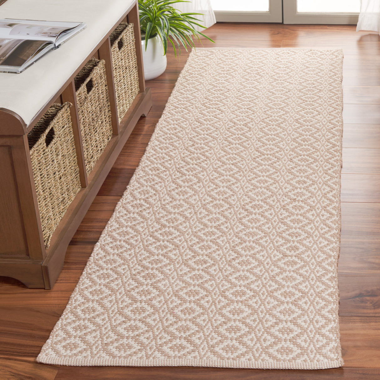 SAFAVIEH Handmade Flatweave Montauk Anky Casual Cotton Rug