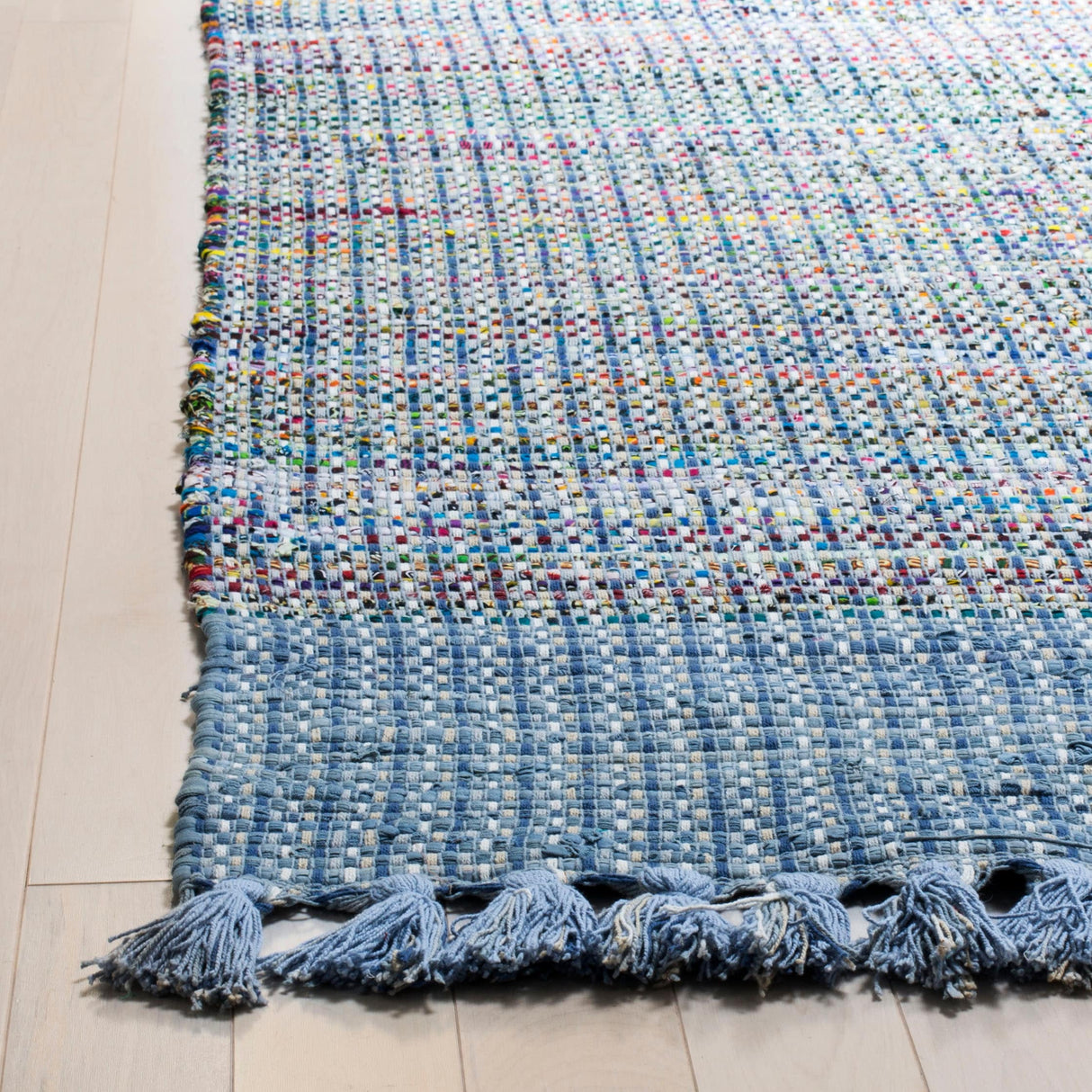 SAFAVIEH Handmade Flatweave Montauk Bylgja Casual Cotton Rug