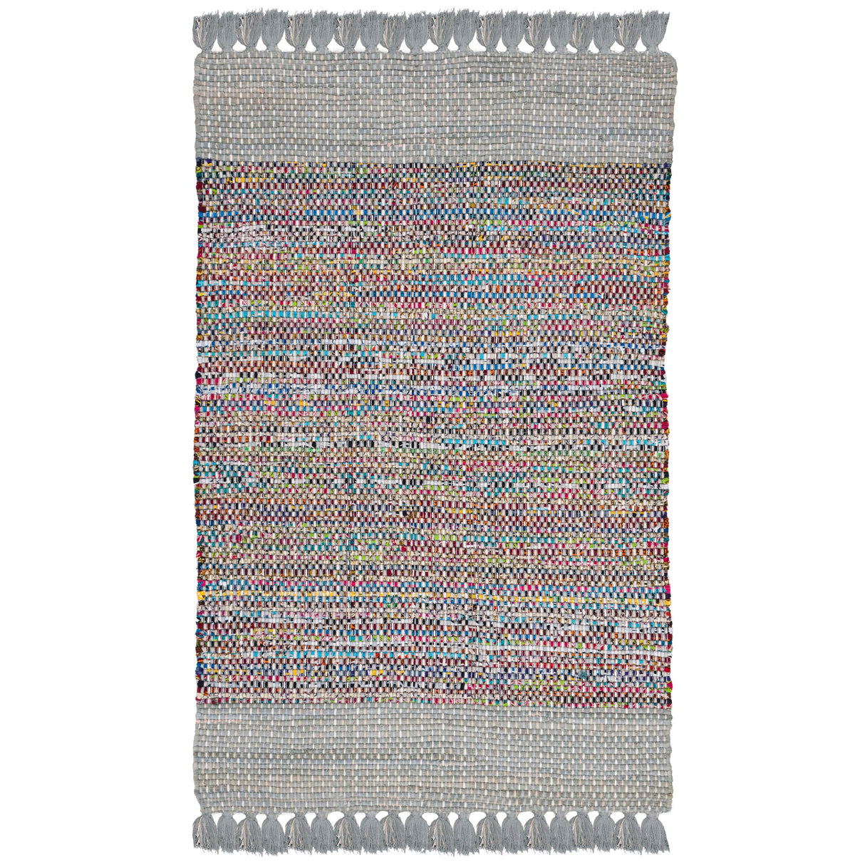 SAFAVIEH Handmade Flatweave Montauk Bylgja Casual Cotton Rug