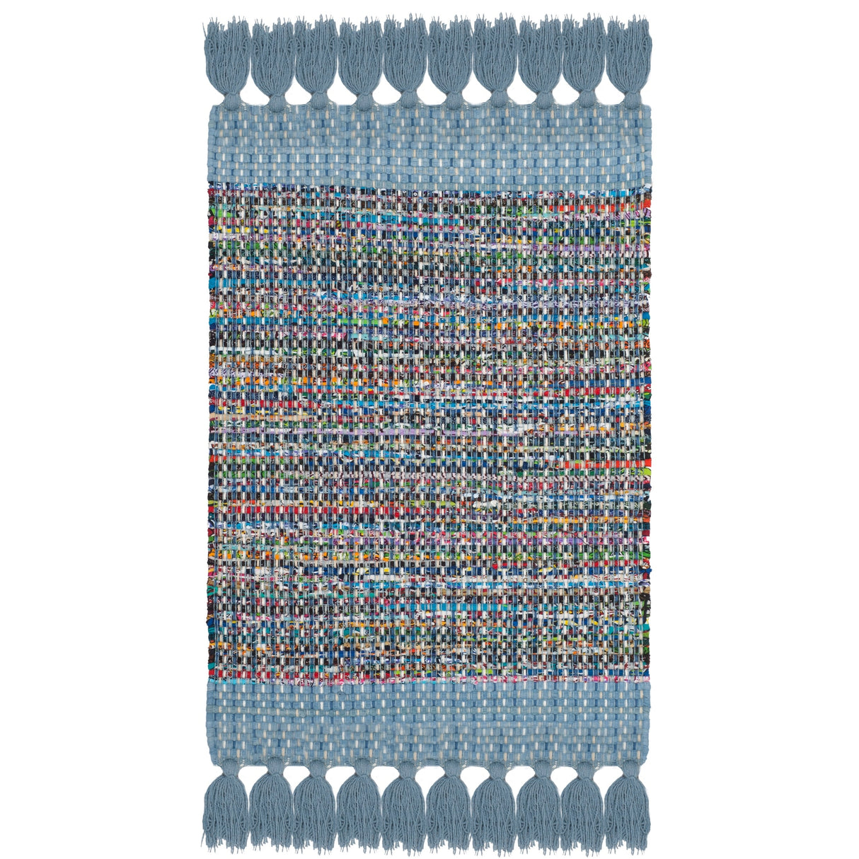 SAFAVIEH Handmade Flatweave Montauk Bylgja Casual Cotton Rug