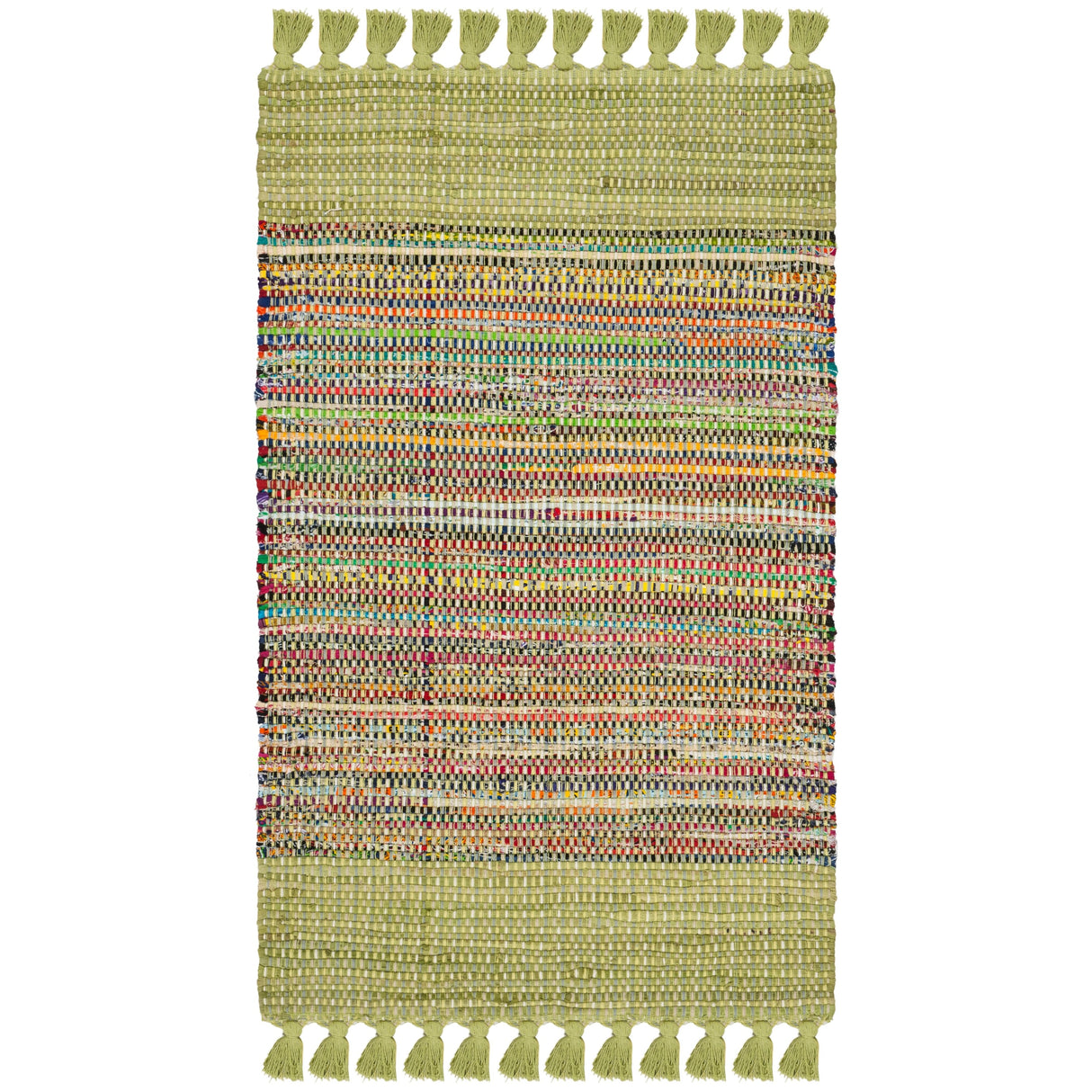 SAFAVIEH Handmade Flatweave Montauk Bylgja Casual Cotton Rug