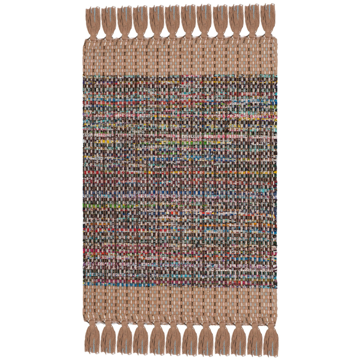 SAFAVIEH Handmade Flatweave Montauk Bylgja Casual Cotton Rug