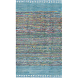 SAFAVIEH Handmade Flatweave Montauk Bylgja Casual Cotton Rug