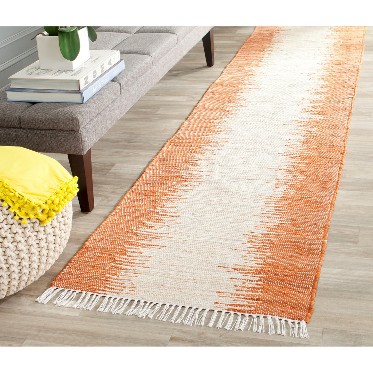 SAFAVIEH Handmade Flatweave Montauk Camille Casual Cotton Rug