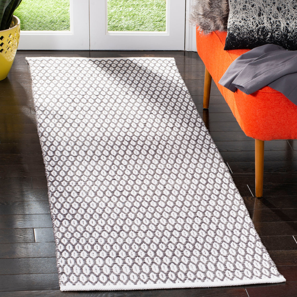 SAFAVIEH Handmade Flatweave Montauk Cassidy Casual Cotton Rug