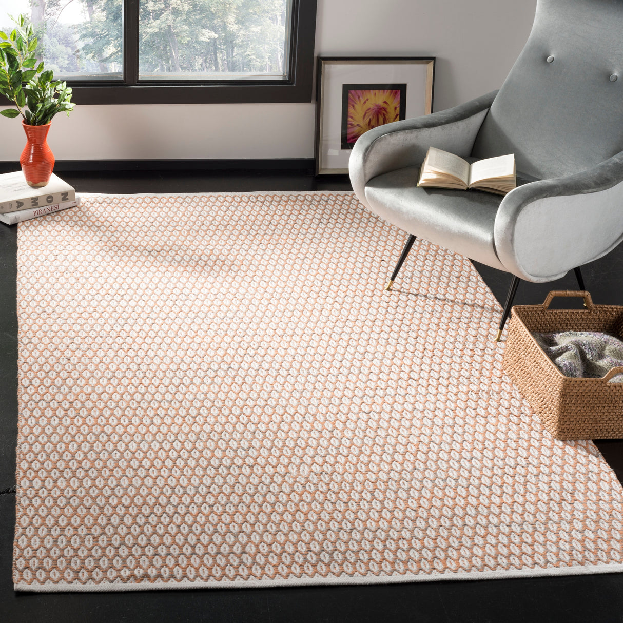 SAFAVIEH Handmade Flatweave Montauk Cassidy Casual Cotton Rug