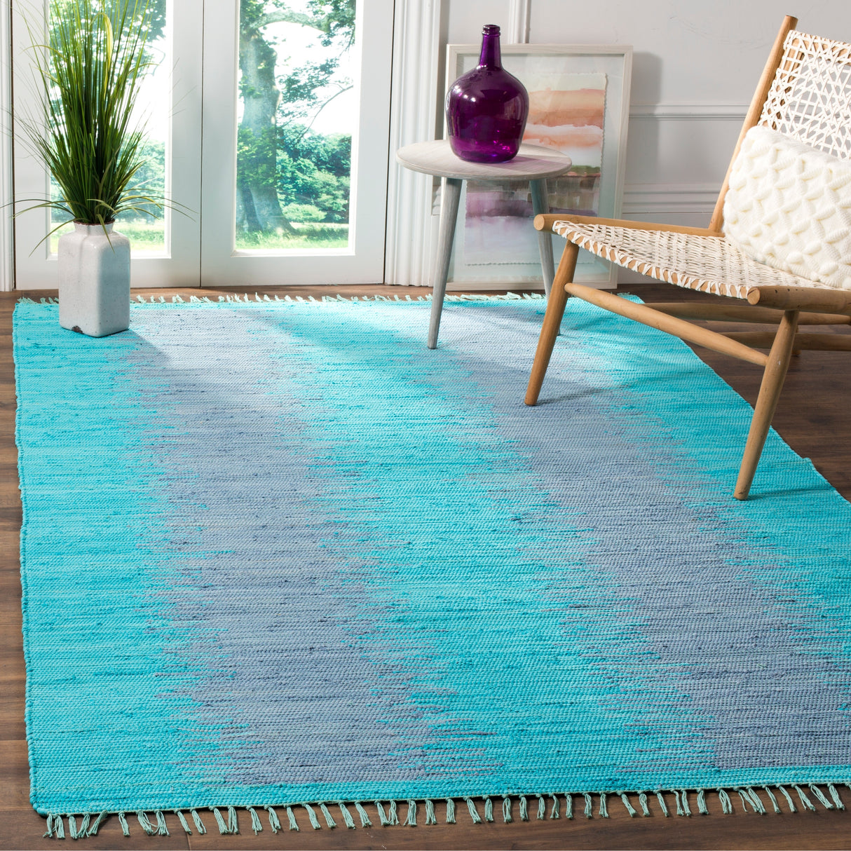 SAFAVIEH Handmade Flatweave Montauk Darcy Casual Cotton Rug