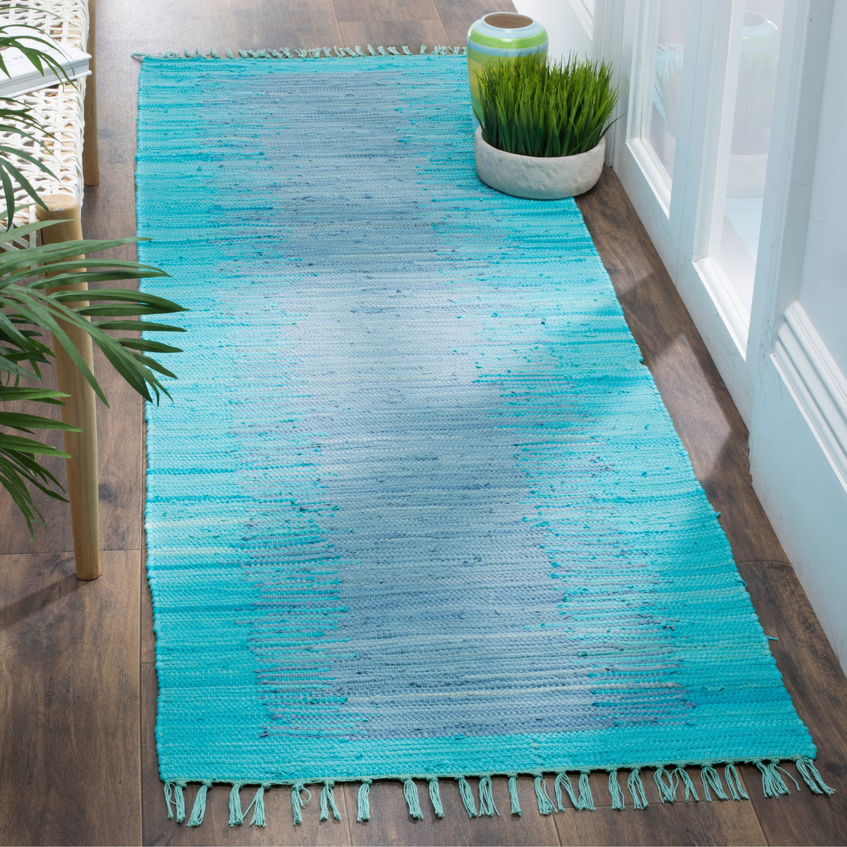 SAFAVIEH Handmade Flatweave Montauk Darcy Casual Cotton Rug