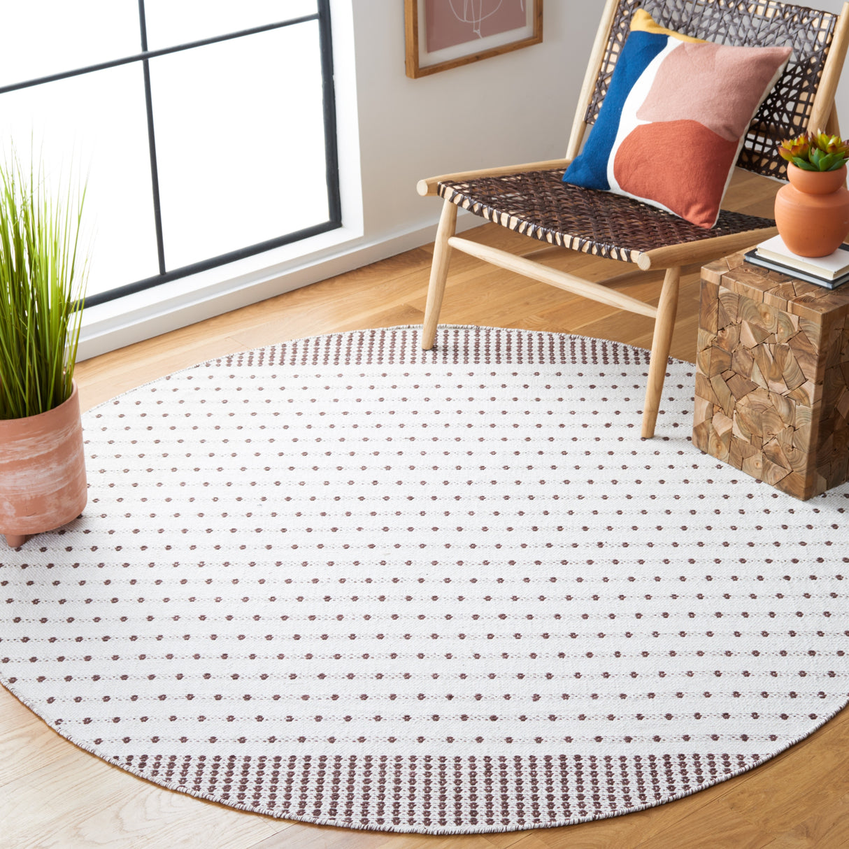 SAFAVIEH Handmade Flatweave Montauk Helena Cotton Rug