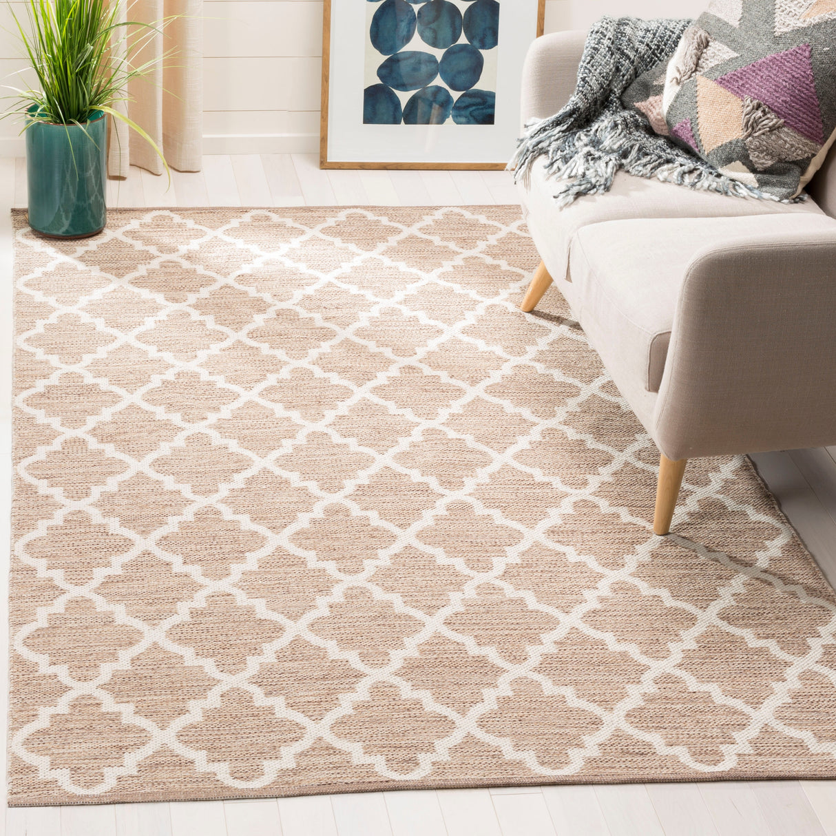 SAFAVIEH Handmade Flatweave Montauk Marie Casual Cotton Rug