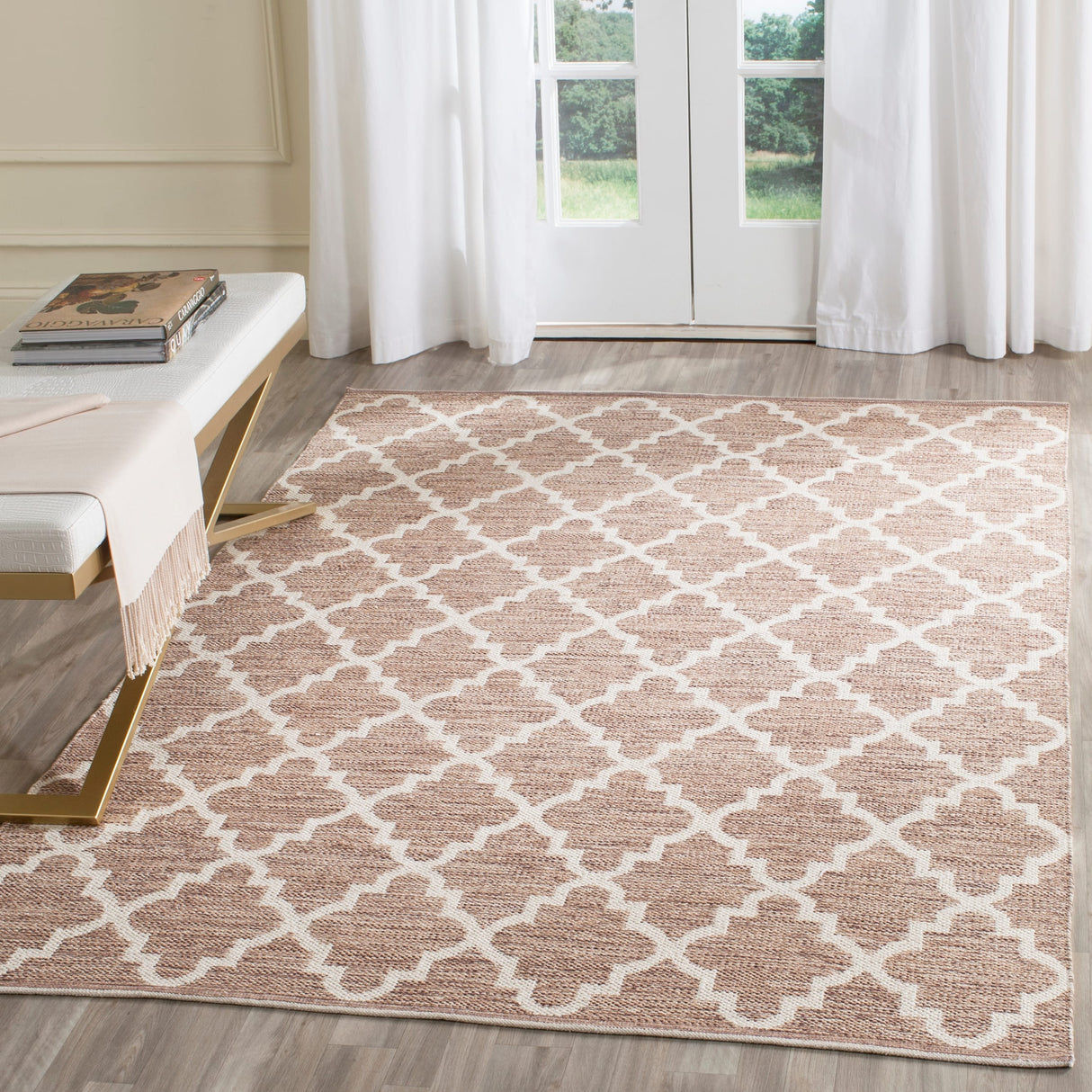 SAFAVIEH Handmade Flatweave Montauk Marie Casual Cotton Rug