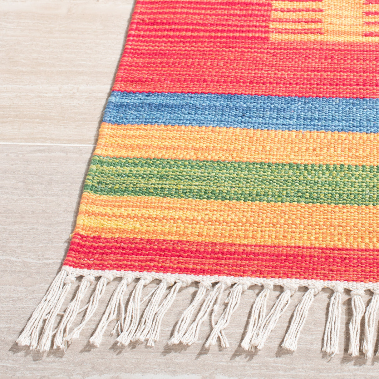 SAFAVIEH Handmade Flatweave Montauk Miruna Boho Tribal Cotton Rug