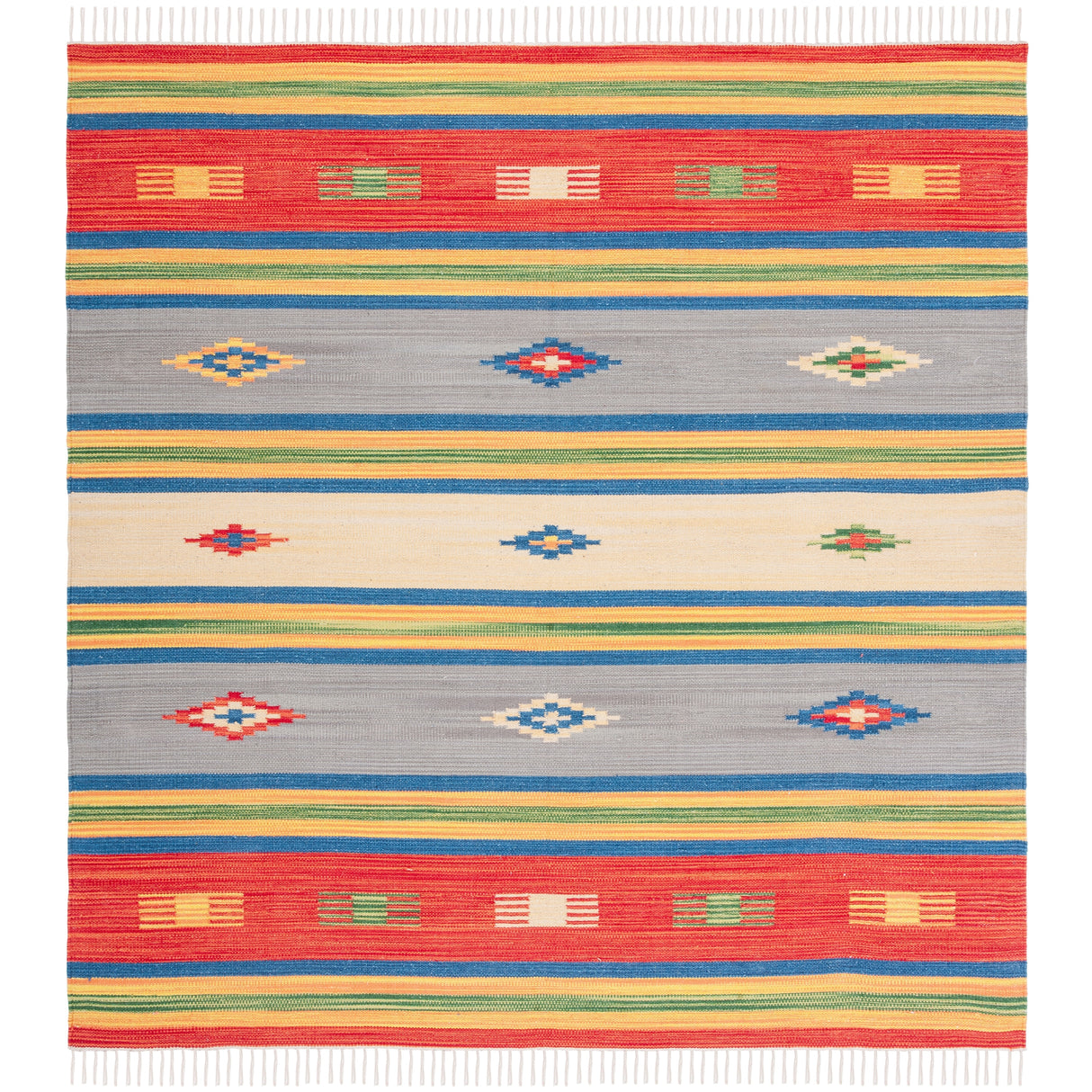 SAFAVIEH Handmade Flatweave Montauk Miruna Boho Tribal Cotton Rug