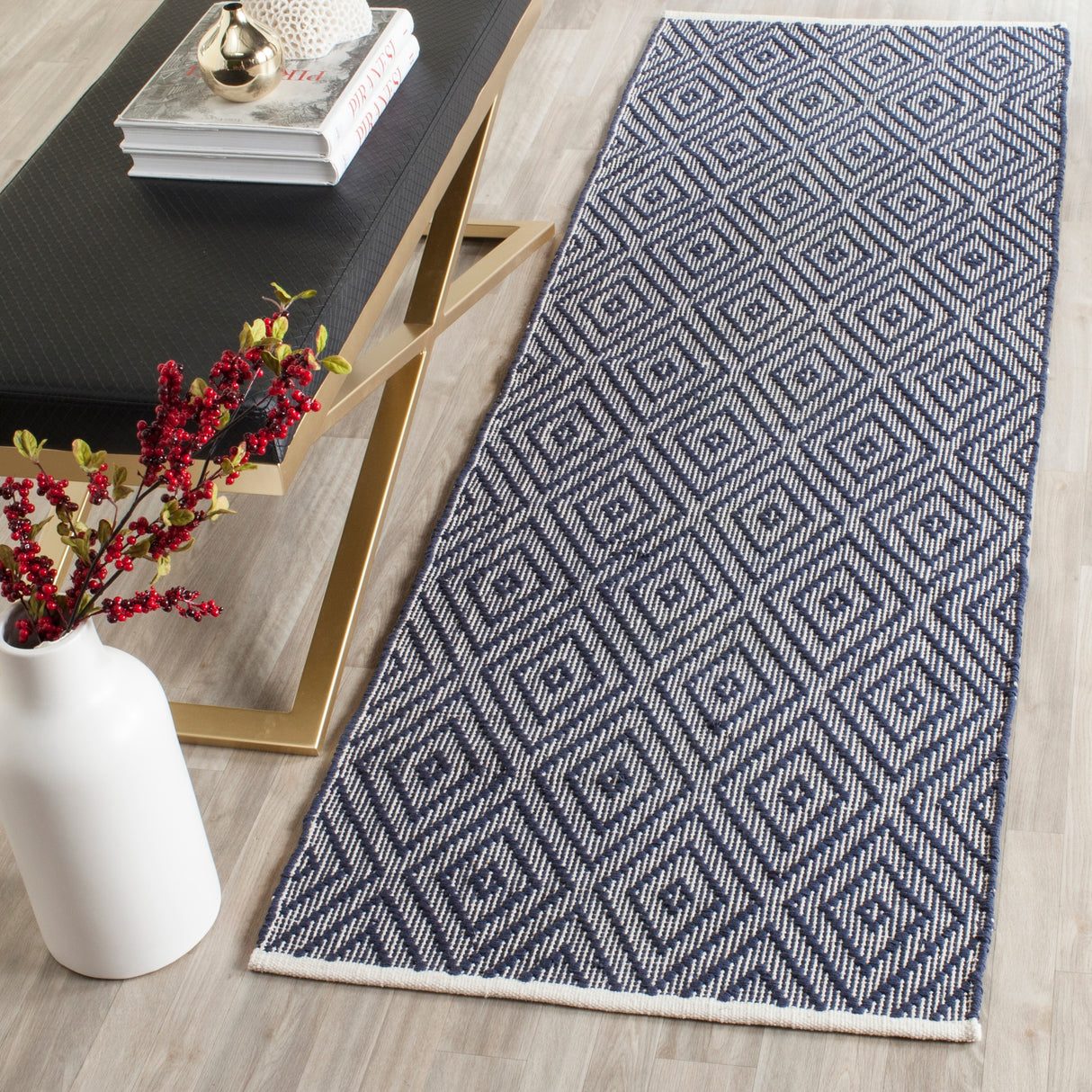 SAFAVIEH Handmade Flatweave Montauk Oushak Cotton Rug