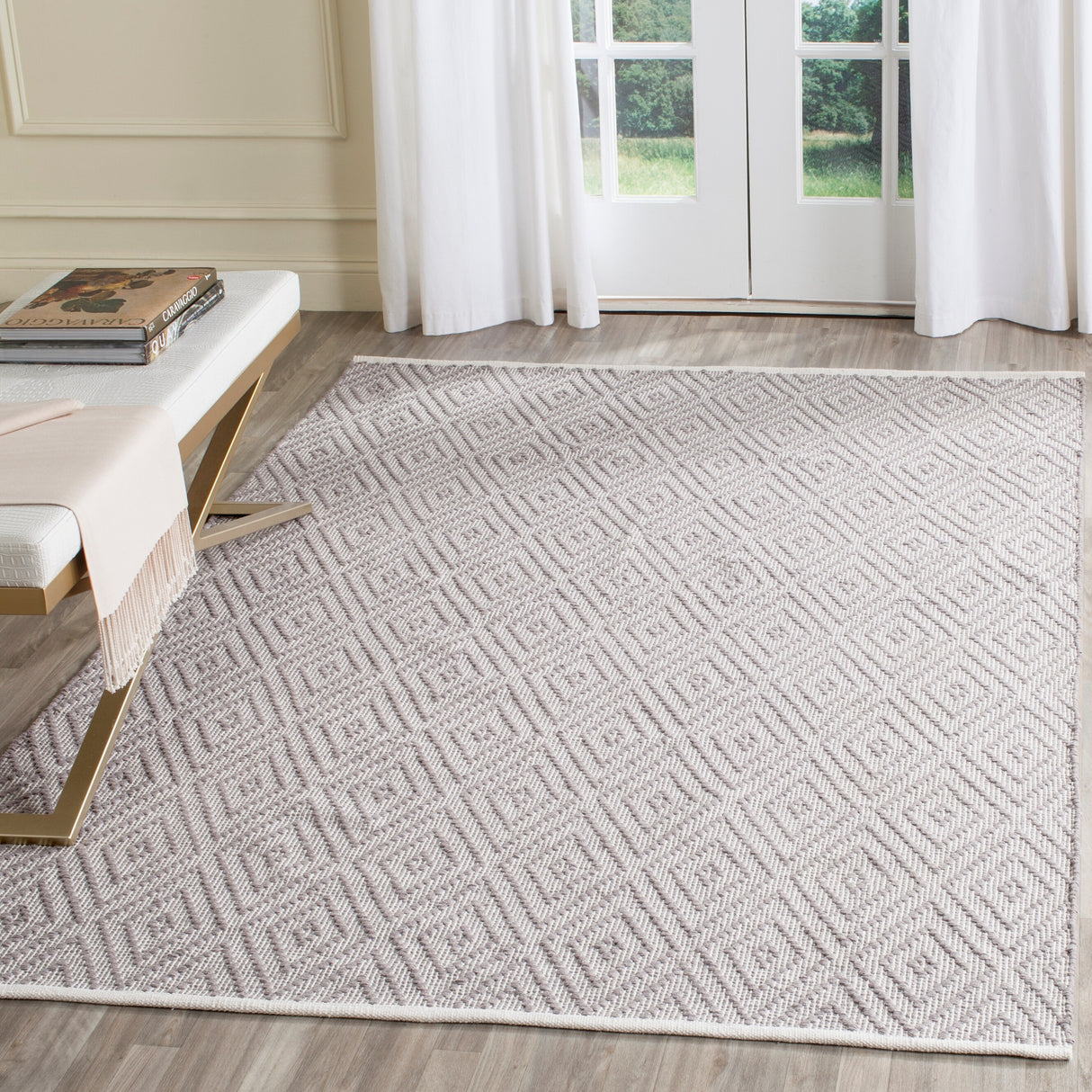 SAFAVIEH Handmade Flatweave Montauk Oushak Cotton Rug