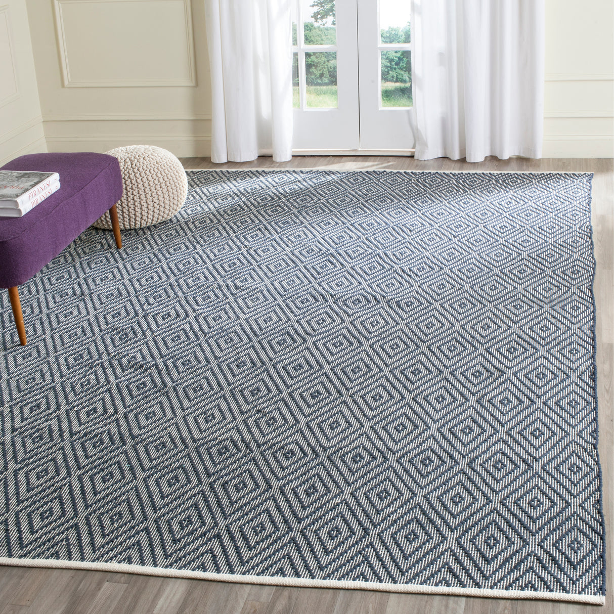 SAFAVIEH Handmade Flatweave Montauk Oushak Cotton Rug