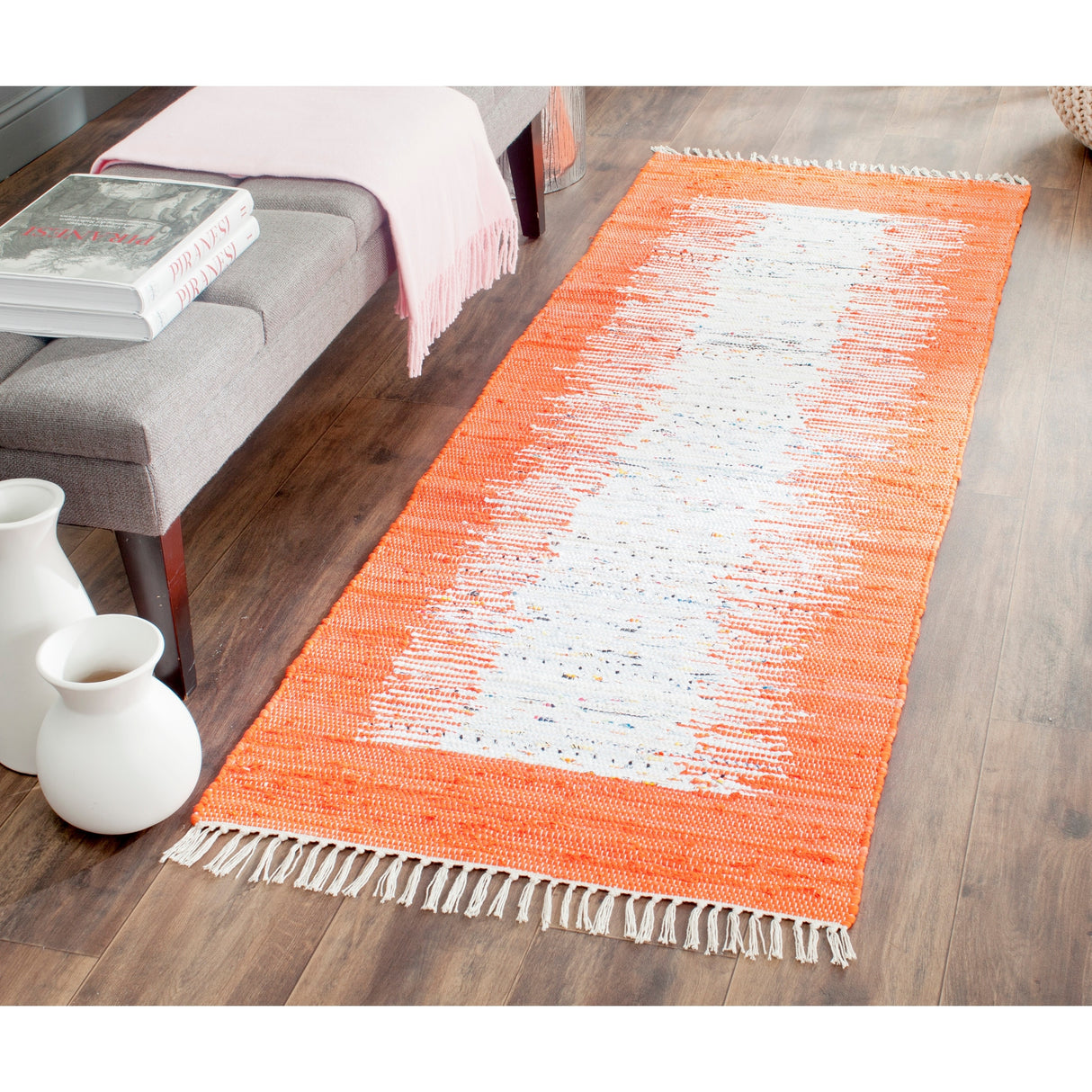 SAFAVIEH Handmade Flatweave Montauk Sidney Cotton Rug