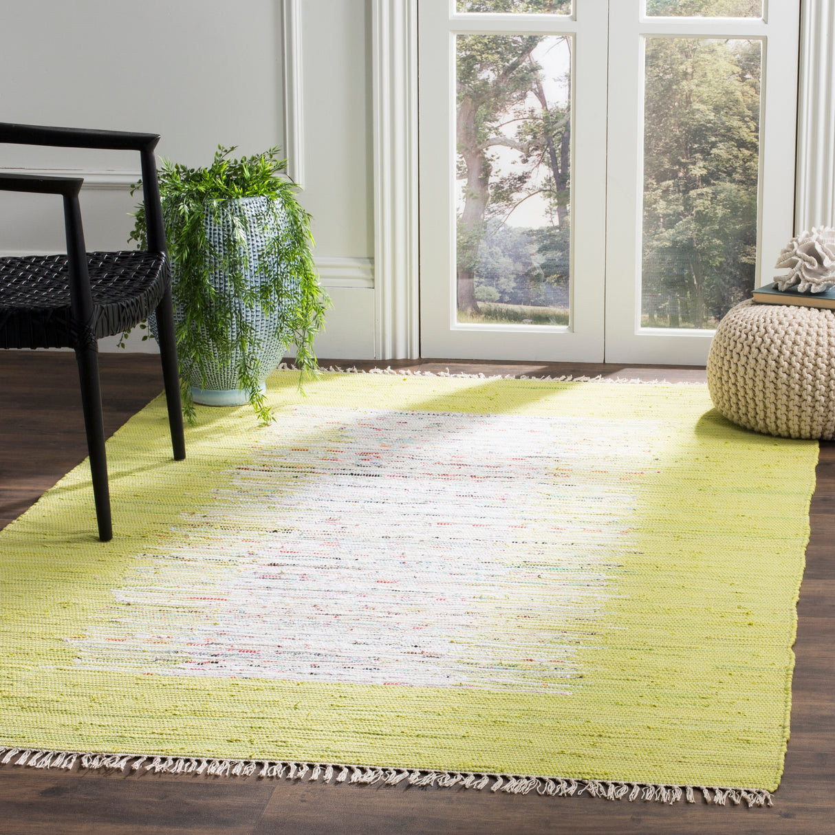 SAFAVIEH Handmade Flatweave Montauk Sidney Cotton Rug