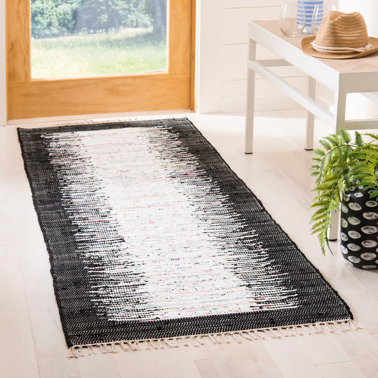 SAFAVIEH Handmade Flatweave Montauk Sidney Cotton Rug