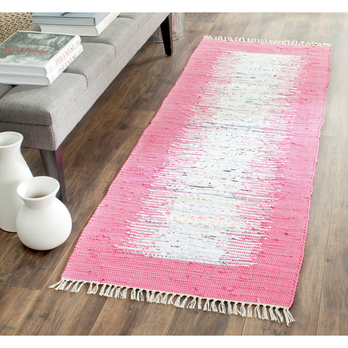 SAFAVIEH Handmade Flatweave Montauk Sidney Cotton Rug