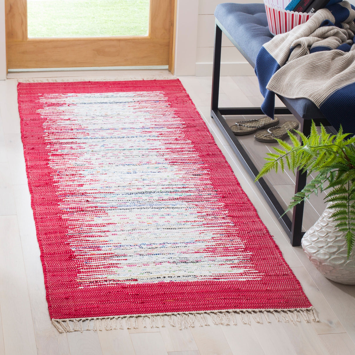 SAFAVIEH Handmade Flatweave Montauk Sidney Cotton Rug