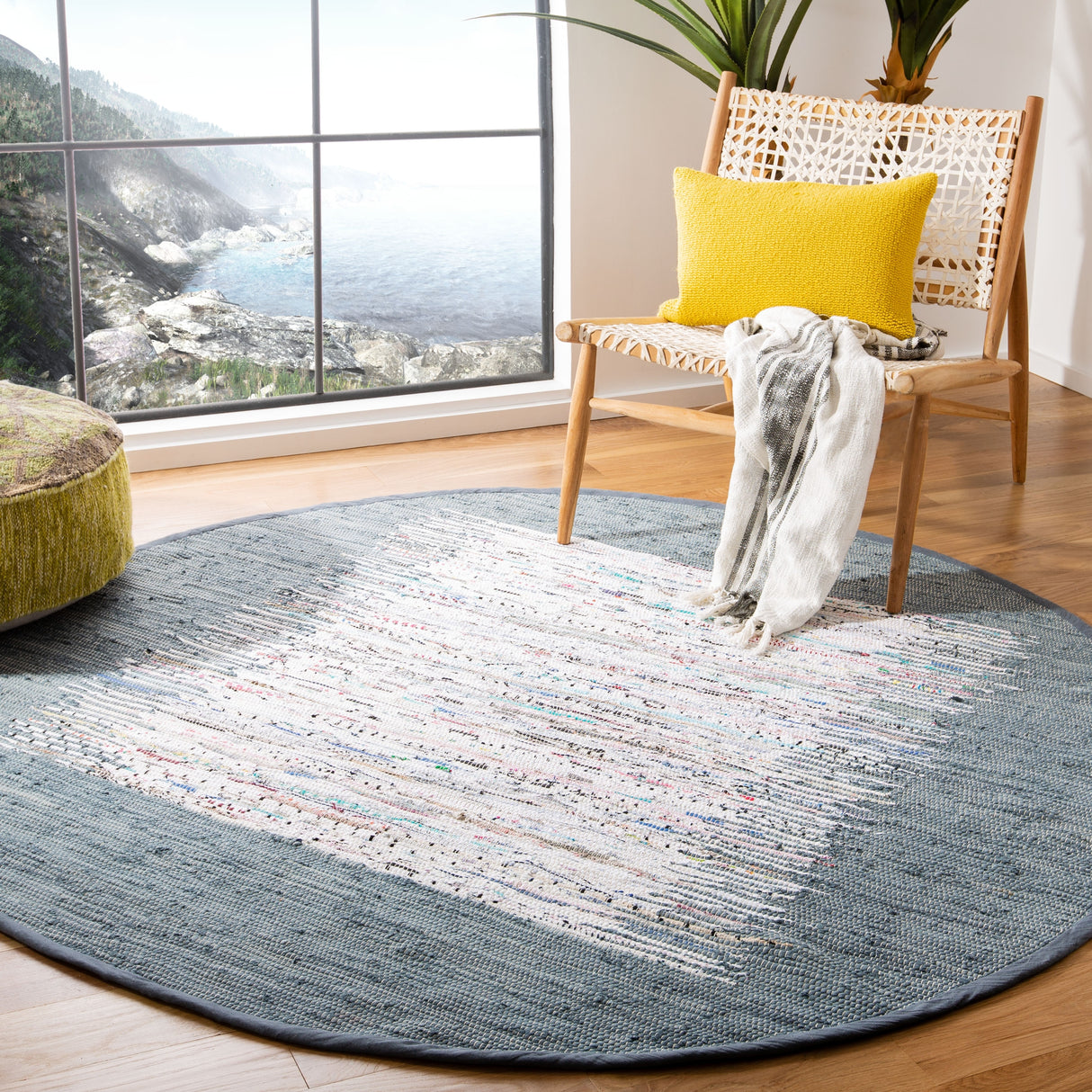 SAFAVIEH Handmade Flatweave Montauk Sidney Cotton Rug