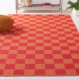 SAFAVIEH Handmade Flatweave Striped Kilim Shasta Checkered Cotton Rug