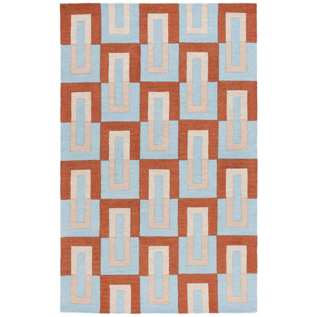 SAFAVIEH Handmade Genre Sabiene Mid-Century Modern Wool Rug