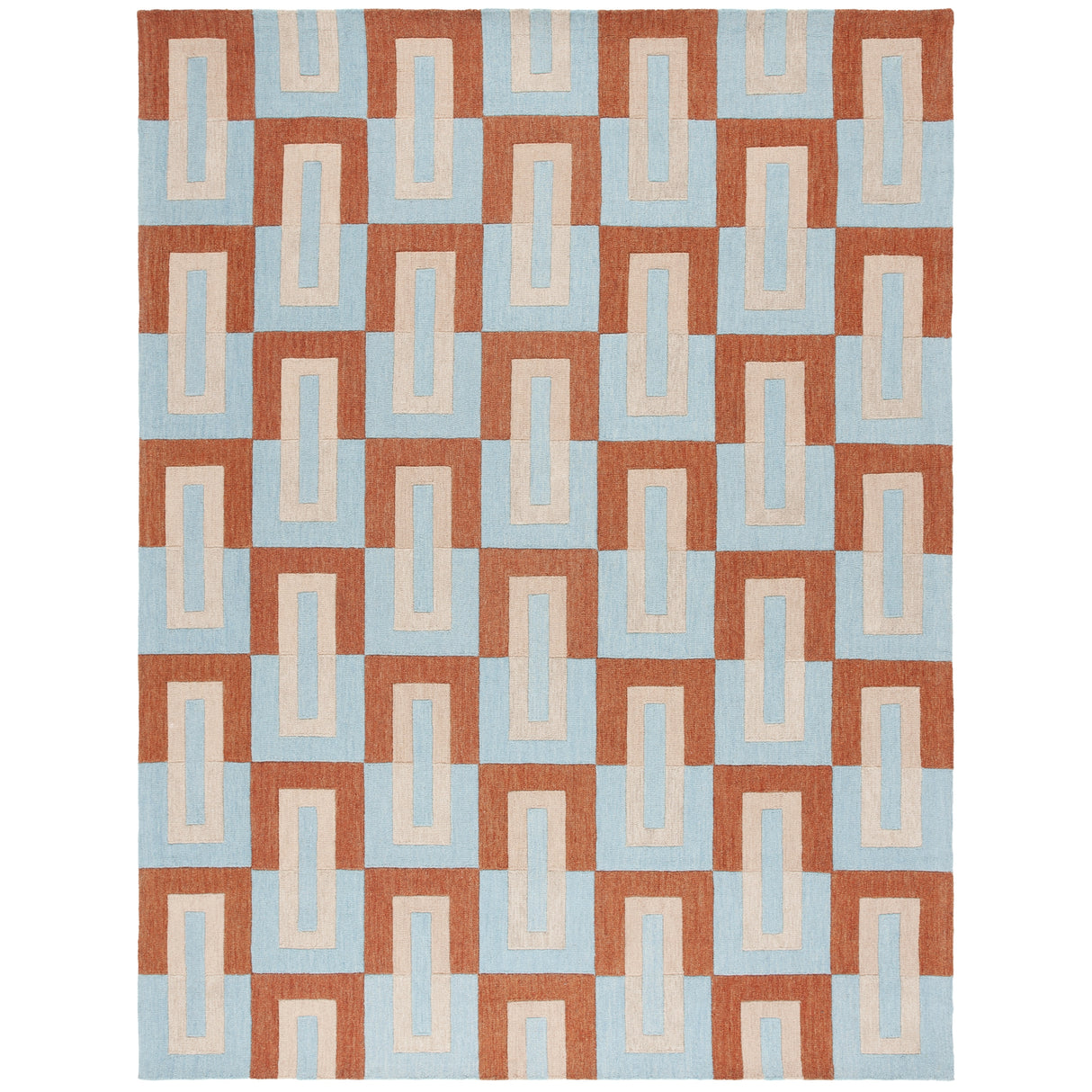 SAFAVIEH Handmade Genre Sabiene Mid-Century Modern Wool Rug