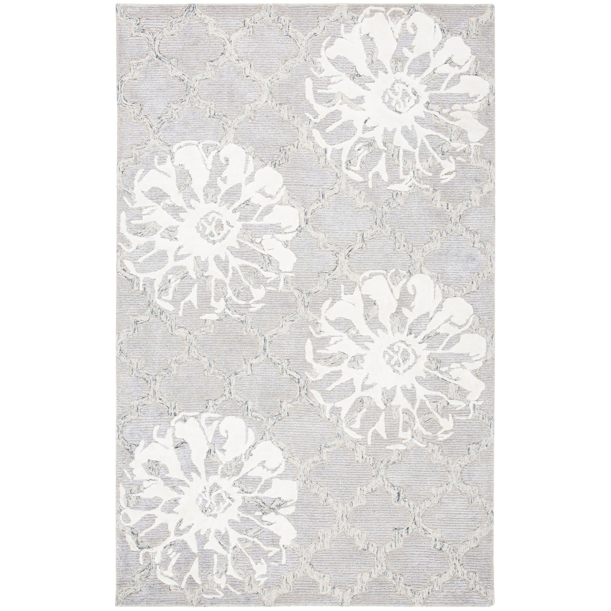 SAFAVIEH Handmade Glamour Florelle Floral Trellis Wool/ Viscose Rug