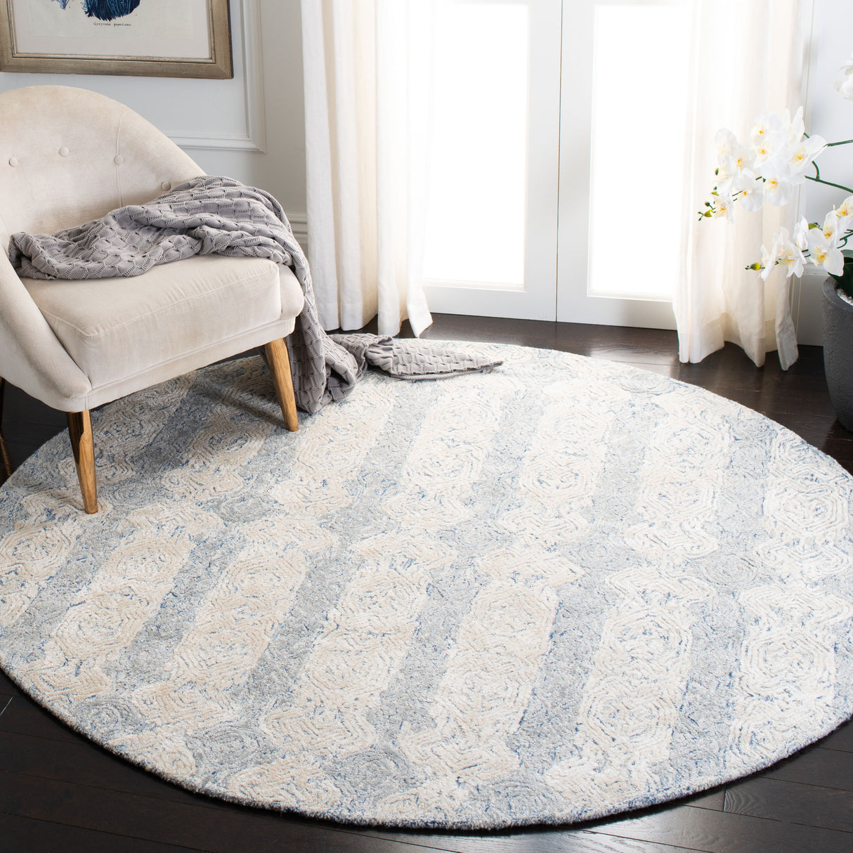 SAFAVIEH Handmade Glamour Mehrangiz Modern Viscose Rug