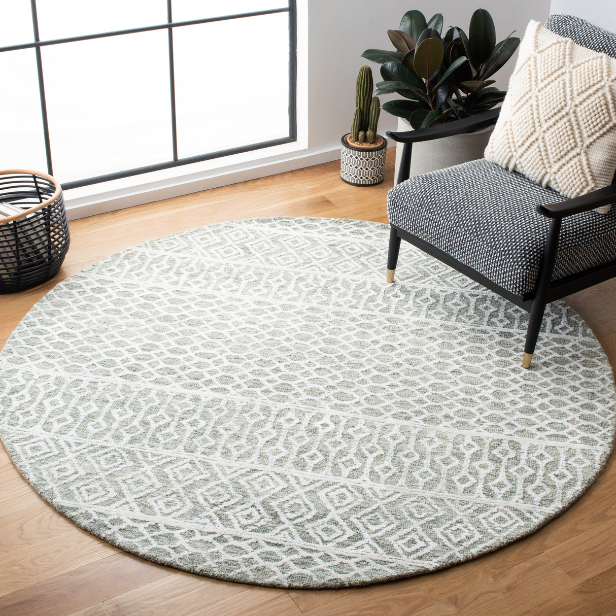 SAFAVIEH Handmade Glamour Micsunica Wool/ Viscose Rug