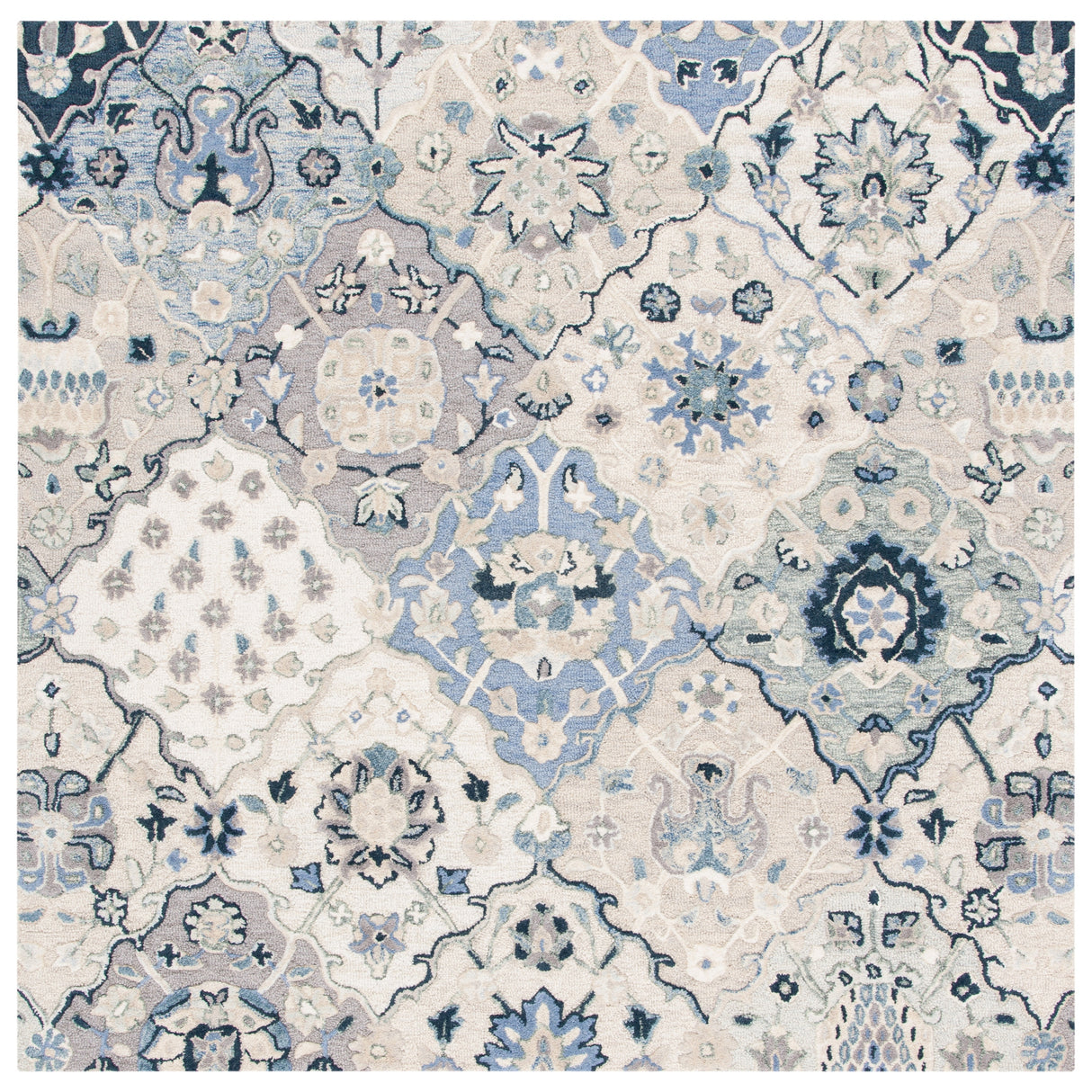 SAFAVIEH Handmade Glamour Printed Floral Wool Rug