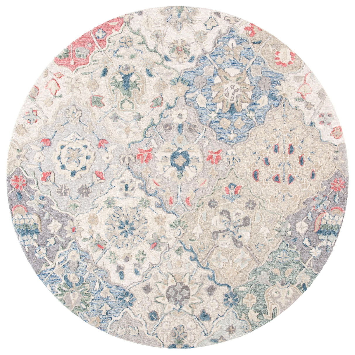 SAFAVIEH Handmade Glamour Printed Floral Wool Rug