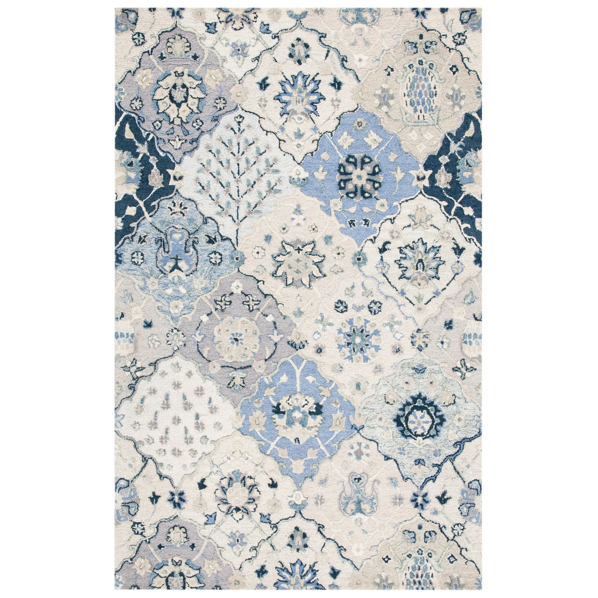 SAFAVIEH Handmade Glamour Printed Floral Wool Rug