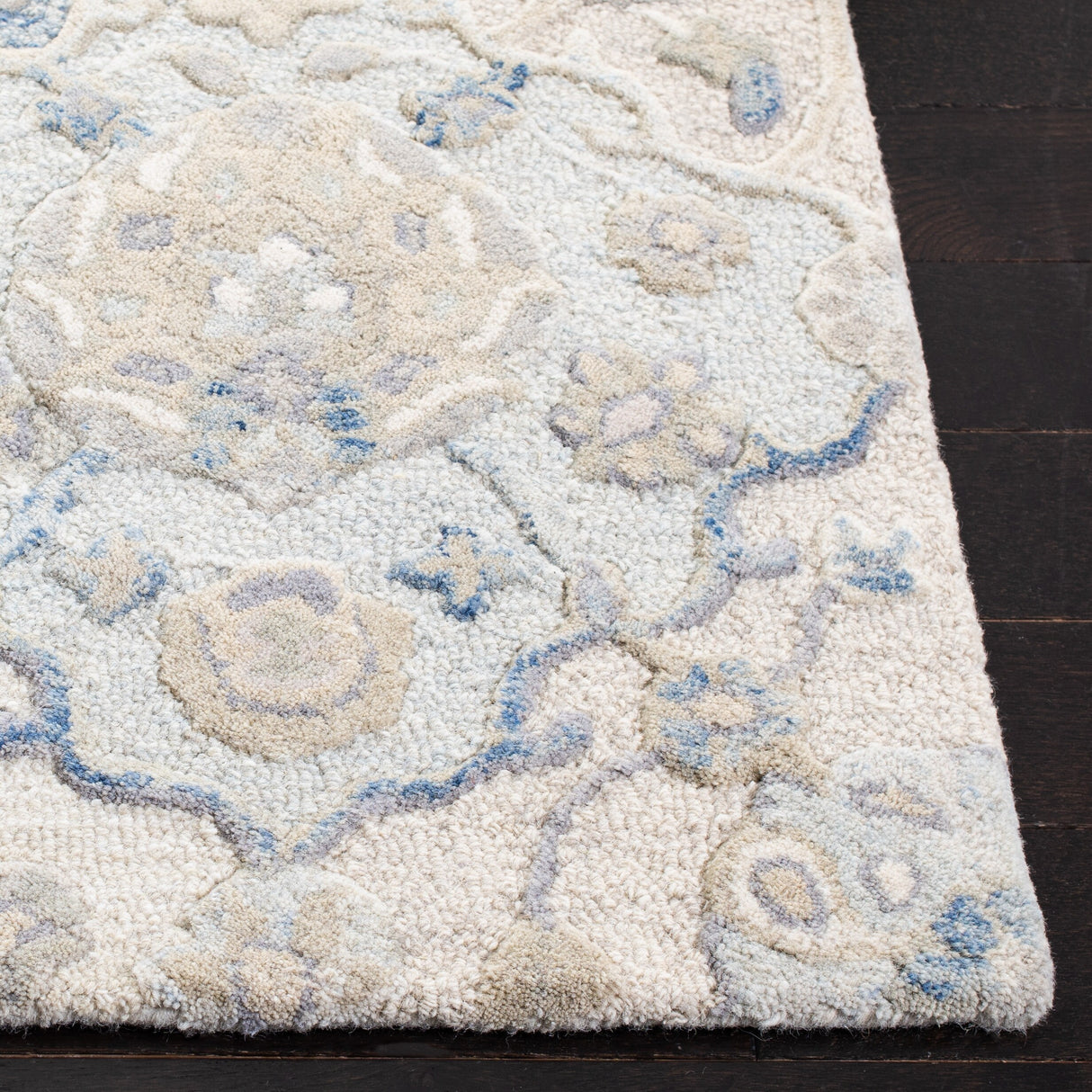 SAFAVIEH Handmade Glamour Printed Floral Wool Rug