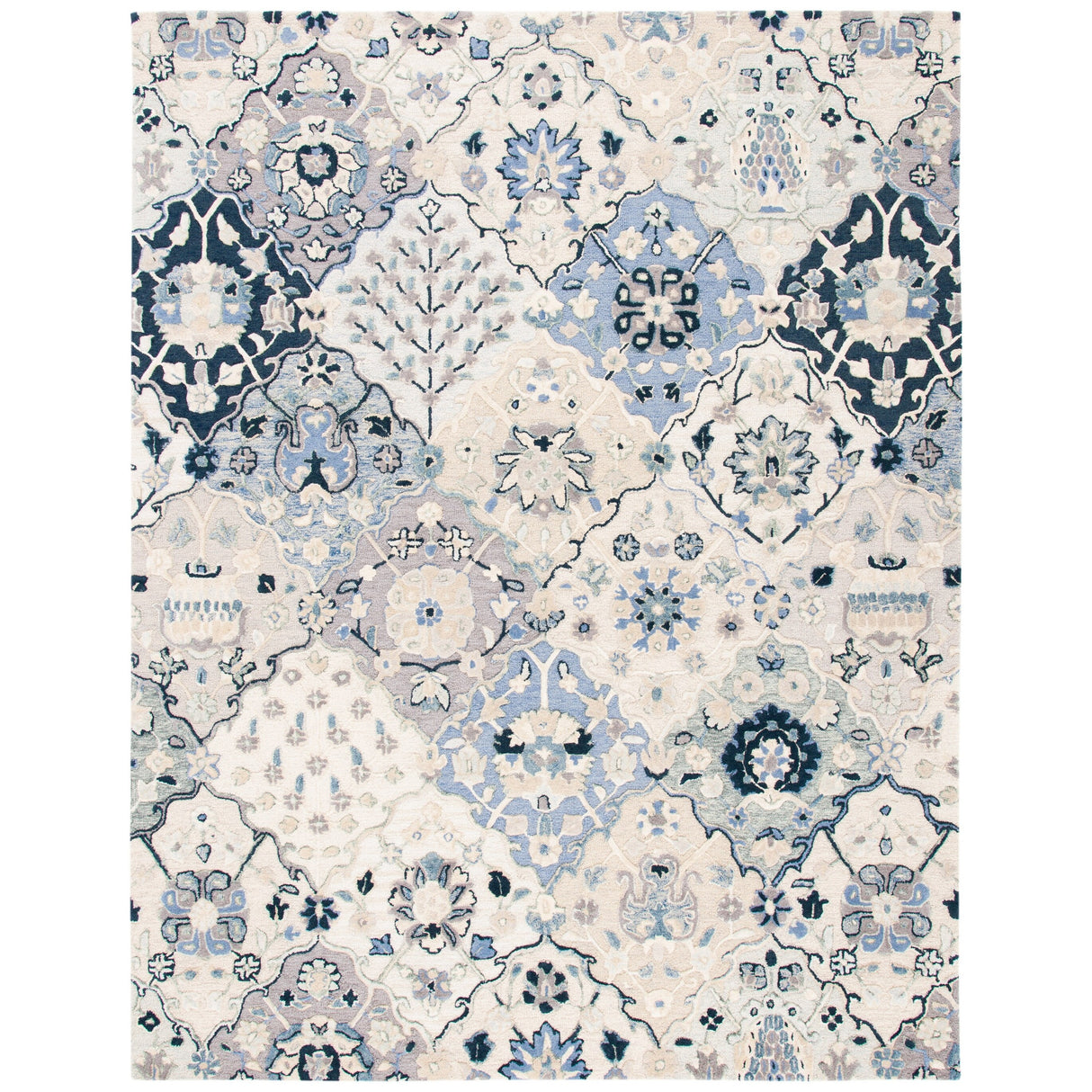 SAFAVIEH Handmade Glamour Printed Floral Wool Rug