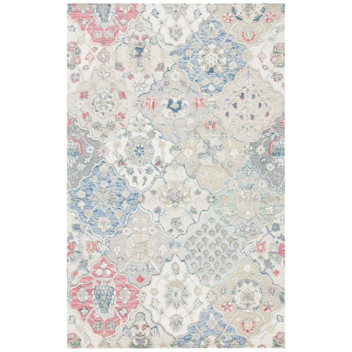 SAFAVIEH Handmade Glamour Printed Floral Wool Rug