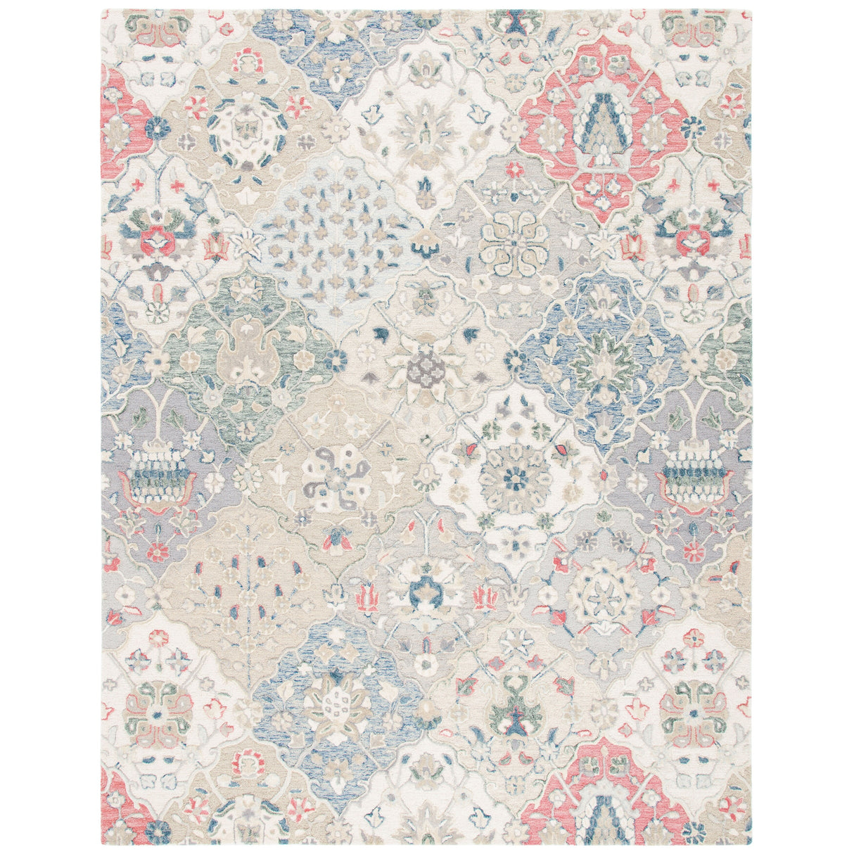 SAFAVIEH Handmade Glamour Printed Floral Wool Rug