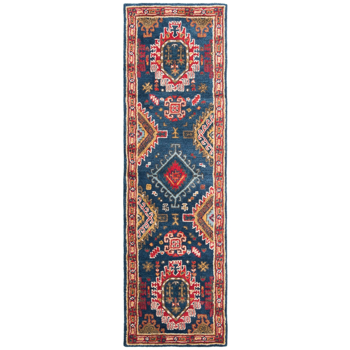 SAFAVIEH Handmade Heritage Charleston Traditional Oriental Wool Rug