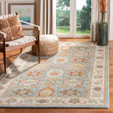 SAFAVIEH Handmade Heritage Dot Daisy Traditional Oriental Wool Rug