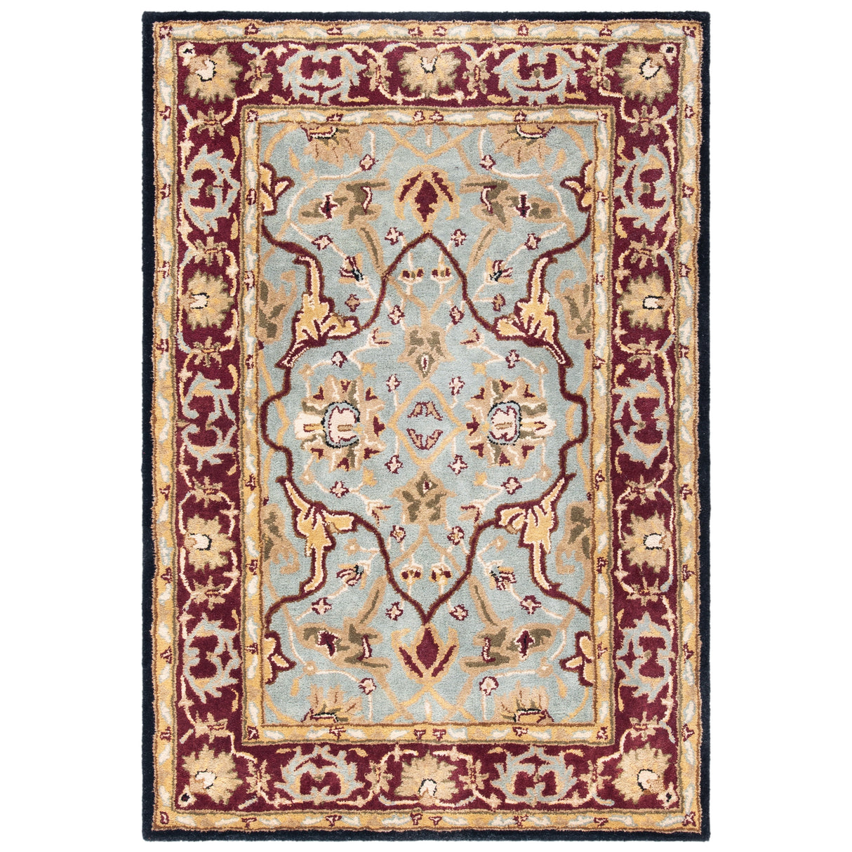 SAFAVIEH Handmade Heritage Gracious Garden Traditional Oriental Wool Rug