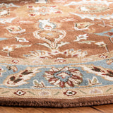 SAFAVIEH Handmade Heritage Topiary Signet Traditional Oriental Wool Rug