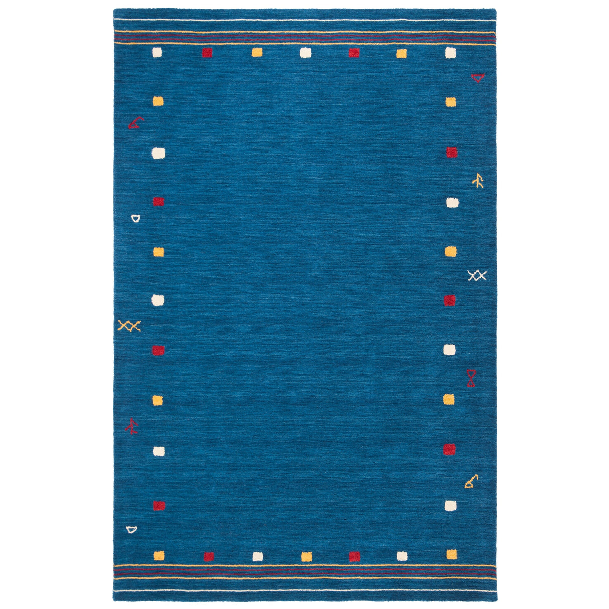 SAFAVIEH Handmade Himalaya Annelene Border Wool Rug