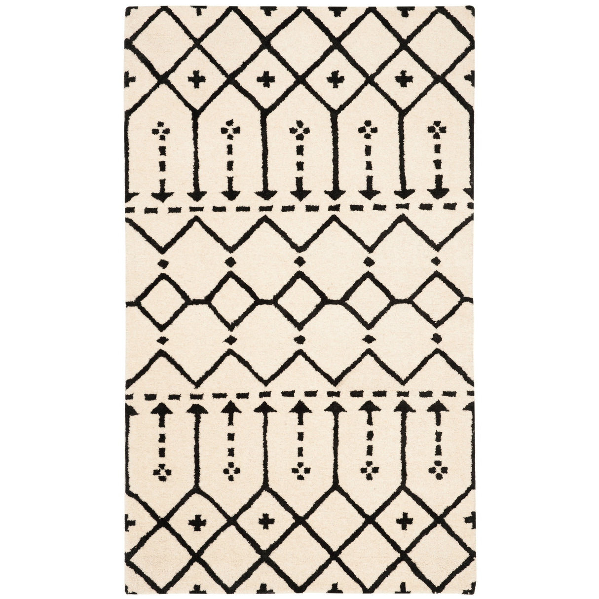 SAFAVIEH Handmade Himalaya Parasols Modern Wool Rug