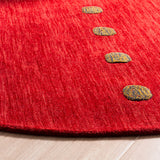 SAFAVIEH Handmade Himalaya Poppy Glossary Modern Wool Rug